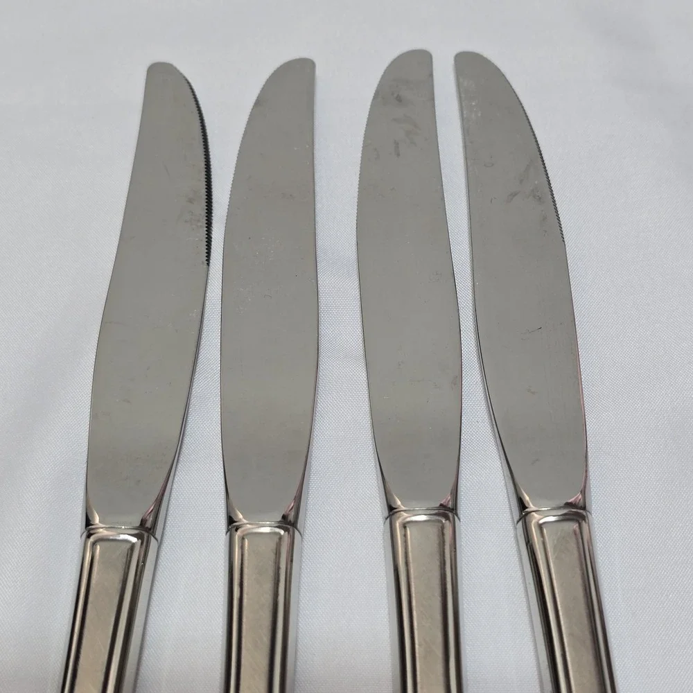 Oneida Wm A Rogers‎ Deluxe Summer Mist Autumn Glow Dinner Knives 4pc Stainless